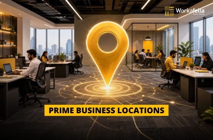 Workafella coworking space in a prime business location 